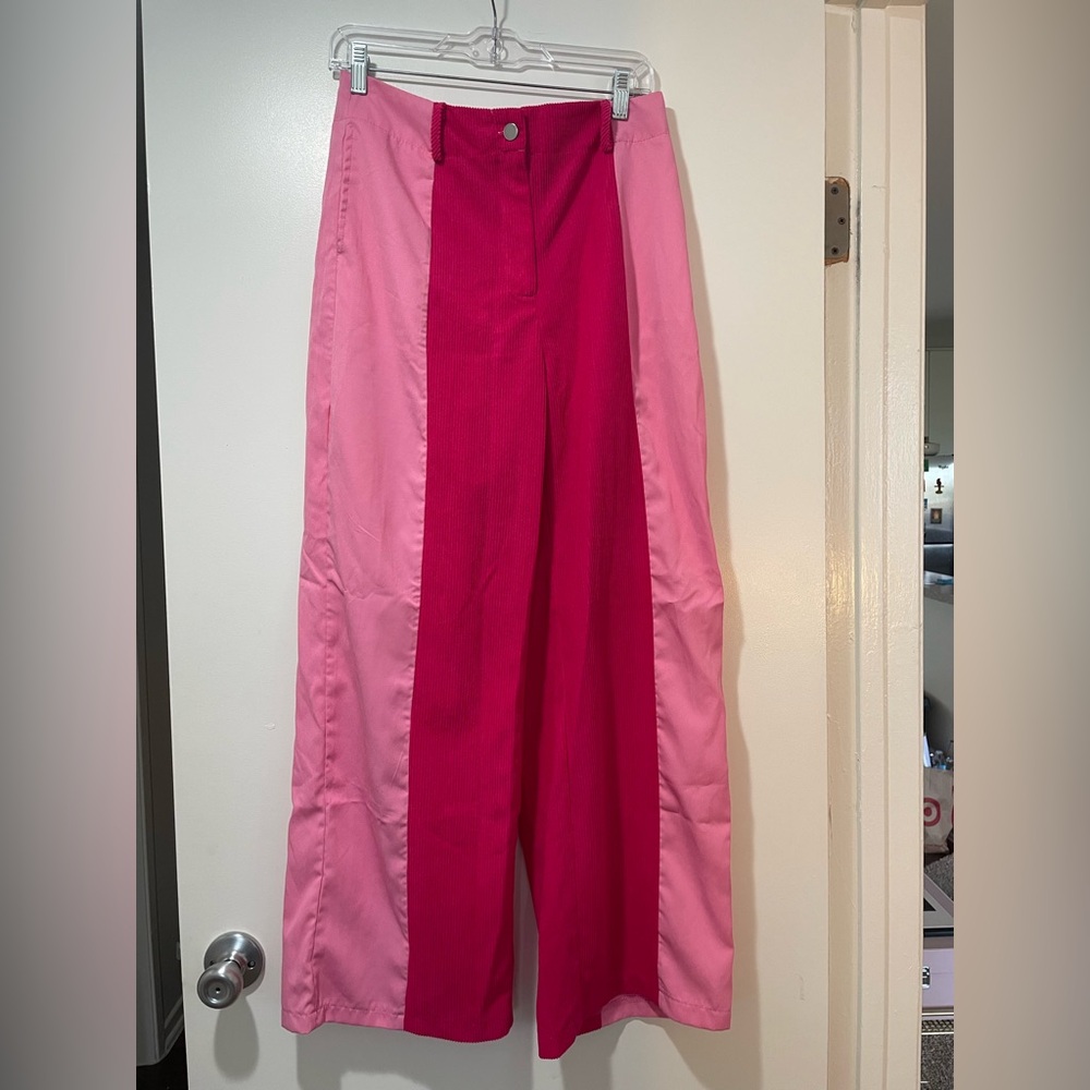 SHEIN 2 tone Pink Women's Pants